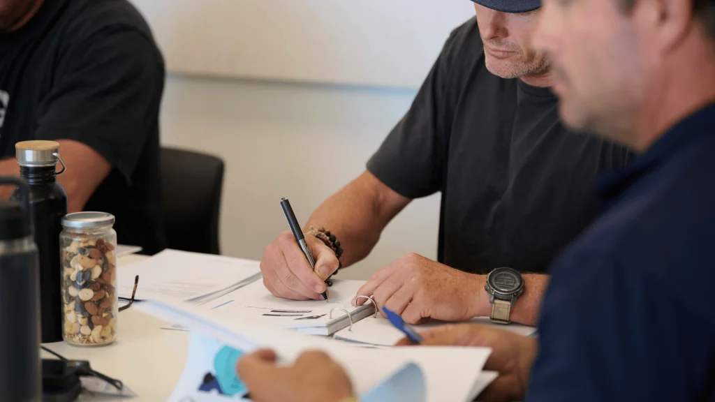 Business owner planning the next stage of business growth